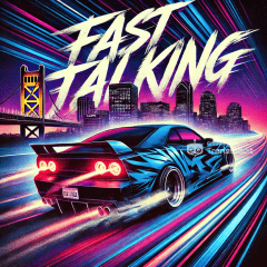 Fast talking album art